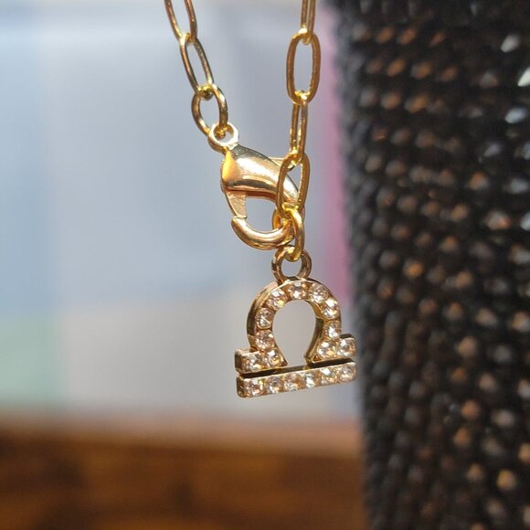 Libra Zodiac Sign Tumbler Charm - Picture 4 of 4